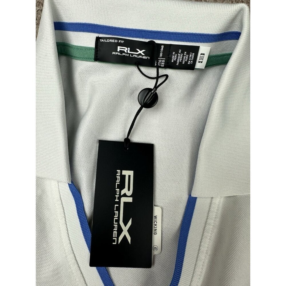 RLX Ralph Lauren Women's Short Sleeve Tour Pique Cricket Polo Size XXL NWT - Picture 7 of 14